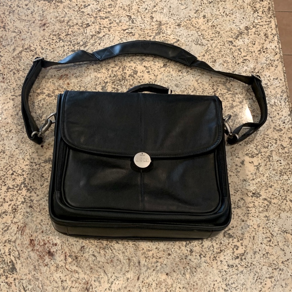 Dell Leather Laptop Bag